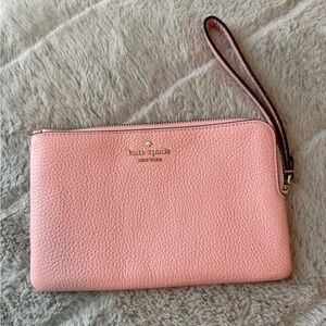 Kate Spade Wristlet Clutch in light pink